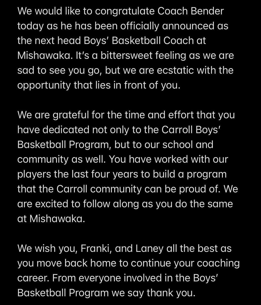 Carroll Boys Basketball tweet media