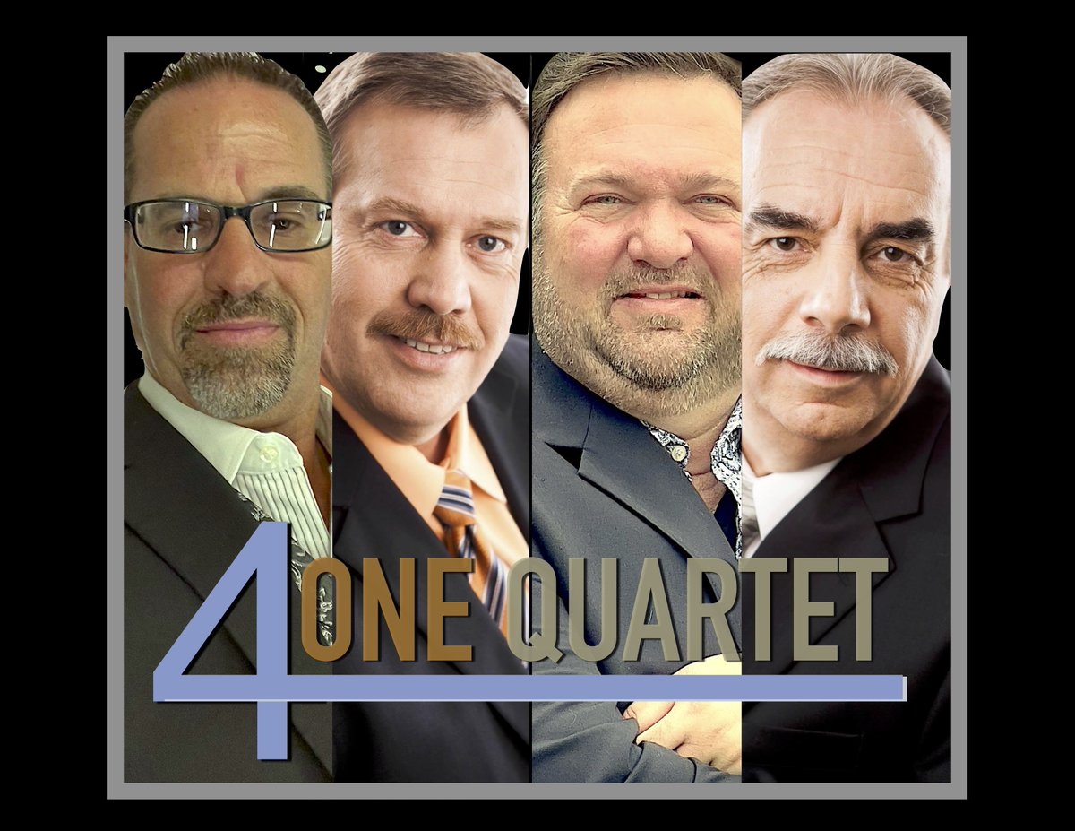 4OneQuartet's tweet photo. EXCITING NEWS:
4 ONE Quartet is going to be singing once AGAIN! This will be on VERY limited booking dates! 
We are so excited to introduce a new face to the line-up of the group! 
Bryan Potteiger is our the new face and tenor vocalist! https://t.co/88wHexdaig