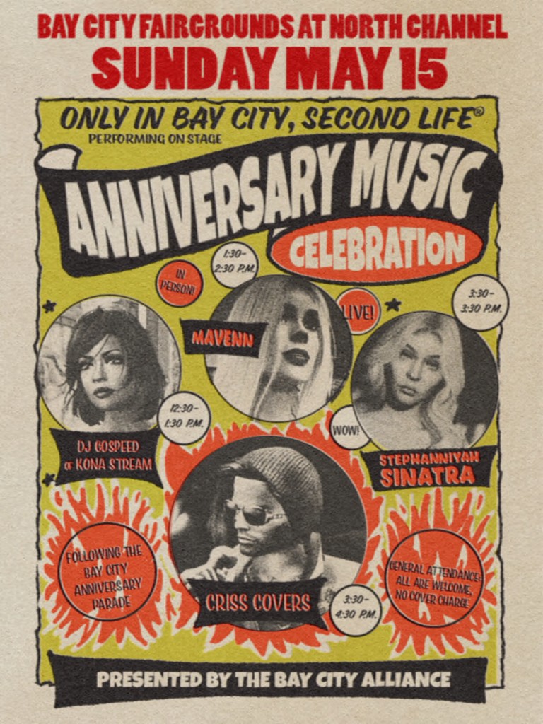 Bay City turns 14!! baycitypostsl.blogspot.com/2022/05/bay-ci… <a href="/SecondLife/">Second Life</a>