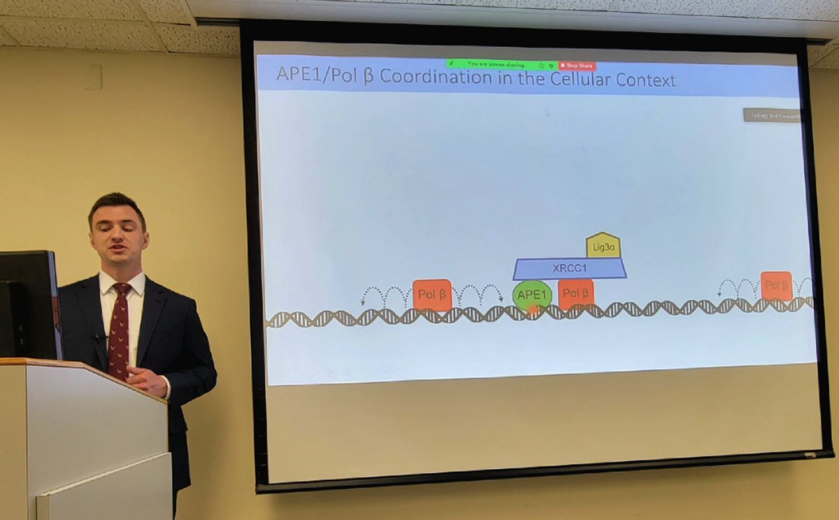 So proud of the newest PhD from the lab, Dr. Max Fairlamb! #proudPI #DNArepair <a href="/KUMedCenter/">KU Medical Center</a> <a href="/FairlambMax/">Max Fairlamb🔬🔛🧬</a>