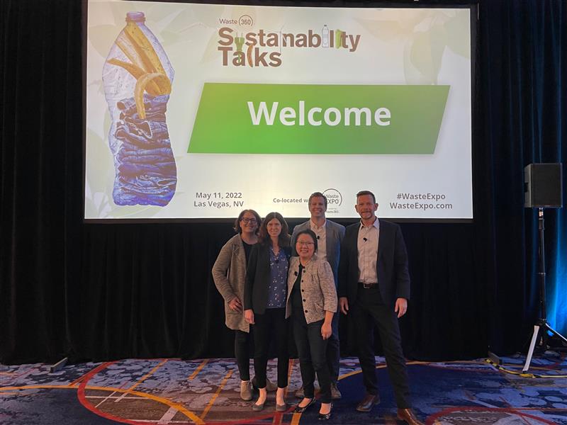 Honored to speak at #WasteExpo2022 on Baltimore's innovative public-private partnership to bring recycling access &amp; build knowledge about sustainability for ALL Baltimoreans! Always appreciate great partners <a href="/RehrigPacificCo/">Rehrig Pacific</a> <a href="/RECYPartnership/">The Recycling Partnership</a> <a href="/BaltimoreDPW/">BaltimoreDPW</a> <a href="/DowNewsroom/">Dow</a>