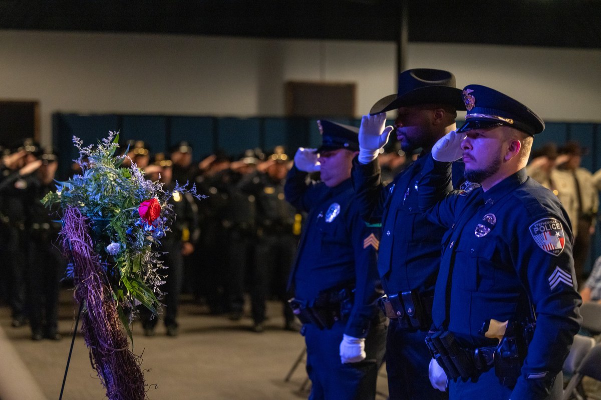 We were honored to be a part of the 3rd Annual Erath County Peace Officers Memorial Service to pay tribute to Texas peace officers who have given their lives in the line of duty.