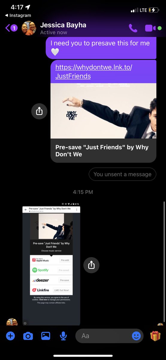 ThePolluxScar's tweet photo. Fucking love @brianschick93 for pre-saving 🤍 #PresaveJustFriends @whydontwemusic https://t.co/X8tGd3L8aD