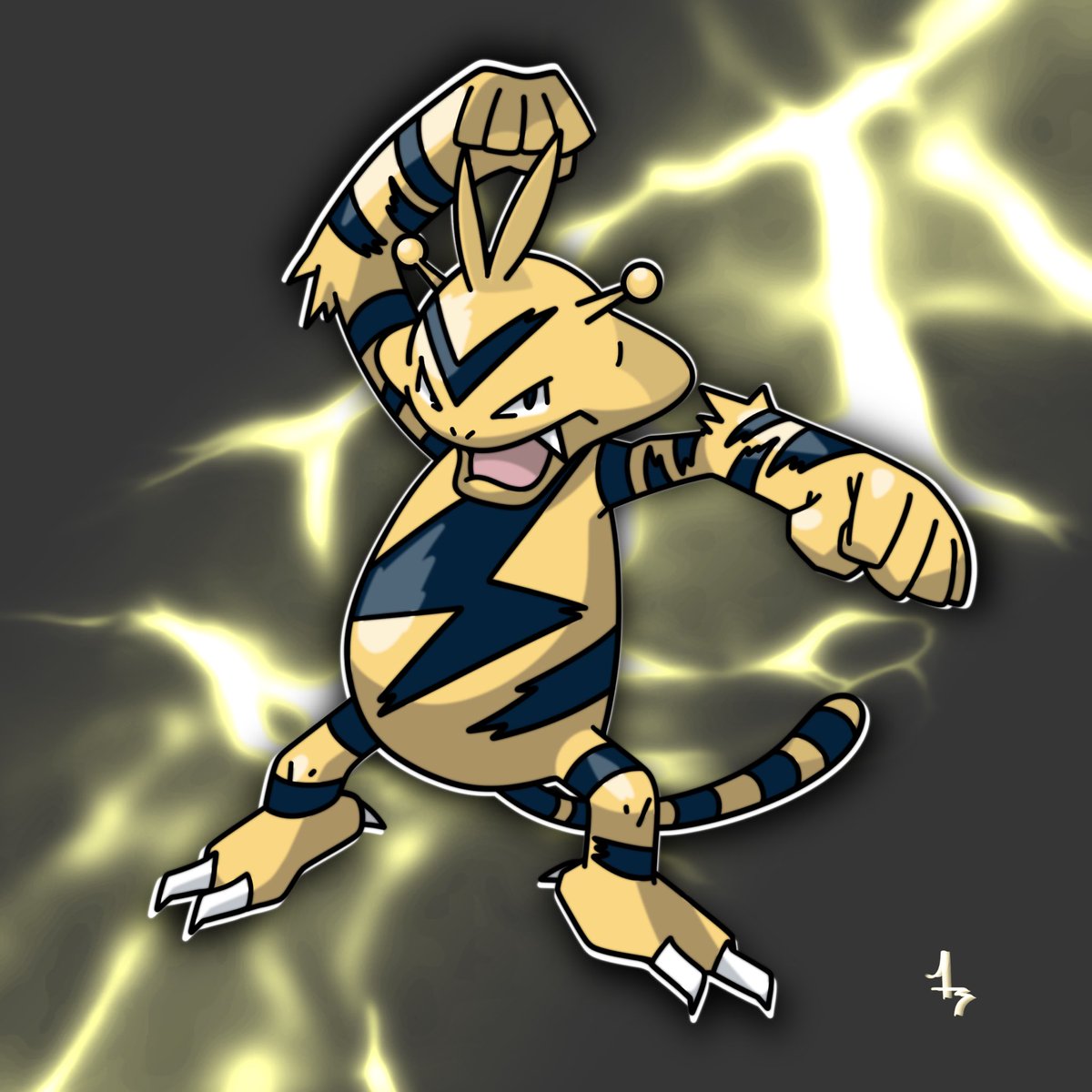 TimberW0lf13's tweet photo. Electabuzz Pokedraw 🤘🏻⚡️ https://t.co/lIUYsKO3xJ