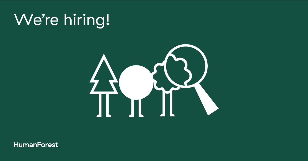 JoeRampley's tweet photo. We're hiring! @humanforest_uk is looking for a Graphic Design intern for a 3 month period. Great opportunity for a recent grad or early career designer to learn the ropes in an in-house environment. RTs appreciated! https://t.co/YvEkIkZ9YV https://t.co/SdRQpejGKi