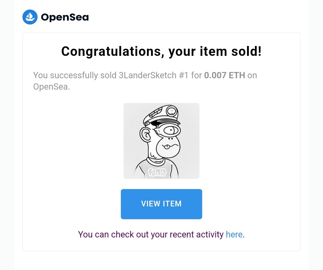 OpenSea link 0.007 #Polygon $ETH👇
opensea.io/collection/3la…

Free #NFT giveaway 🎉

Drop your ETH address, Follow &amp; RT 

#3landers #3landersketch #NFTCommunity #NFTProject #nftcollectors #opensea