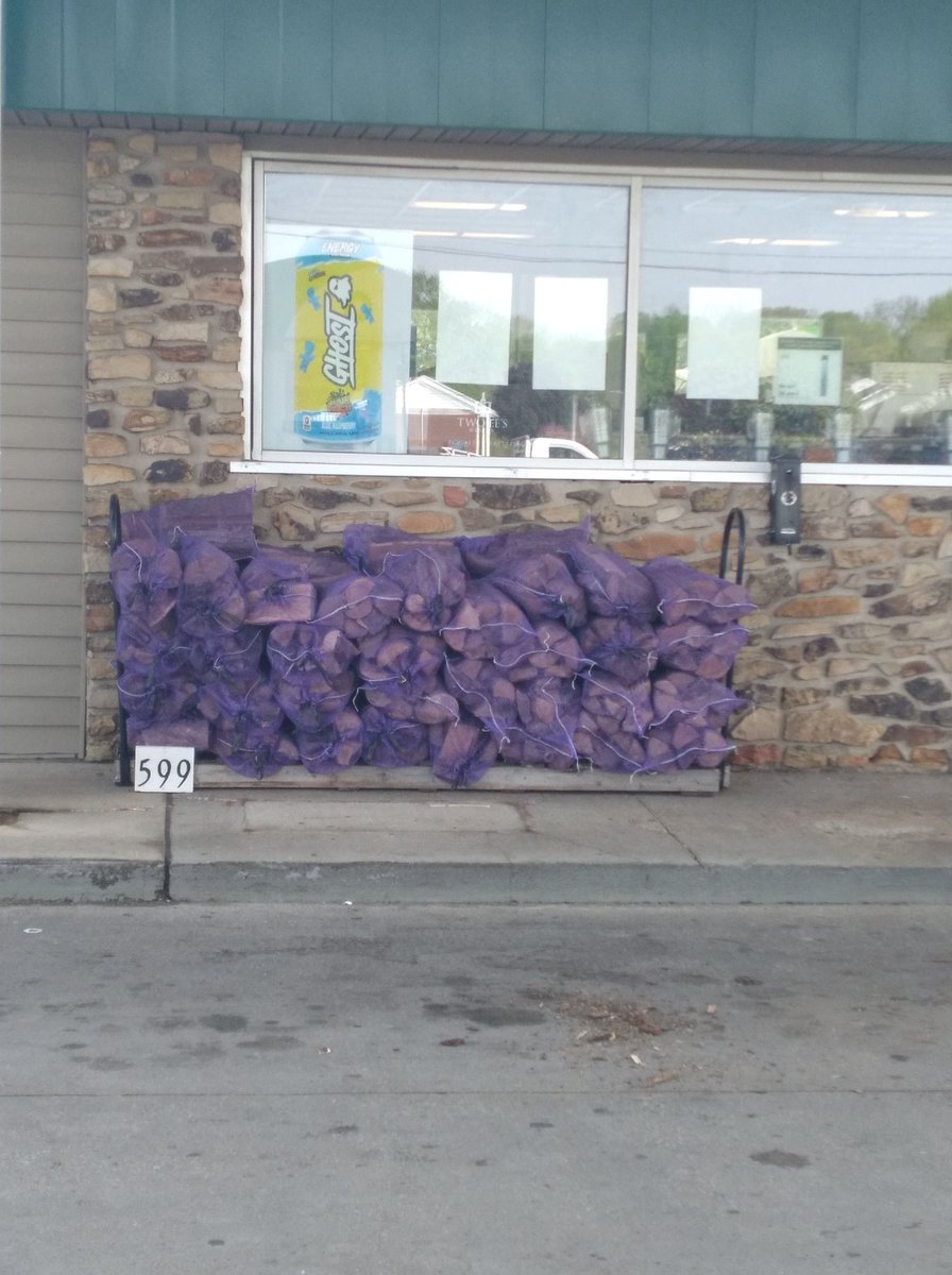Set up <a href="/JohnsonJct/">Johnson Junction</a> #6 in Peru, Indiana with campfire wood today. With the high cost of gas an easy way to save money is a JJ's Excellent Card. 7 cents off per gallon every time, no points, no gimmicks. jjs.link/jjscard