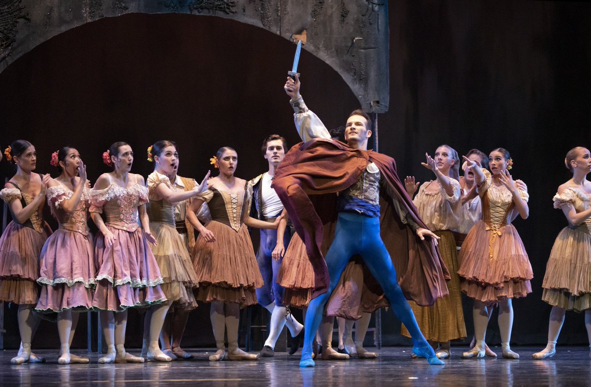CityBalletSD's tweet photo. DEBUT // Don Quixote included several incredible debuts. From the ethereal Dryad Queen, to the sultry Mercedes &amp; Espada, and the beloved couple Kitri &amp; Basilio, these performances were made extra special as our artists took to the stage to dance these roles for the very 1st time. https://t.co/JFizkhFBVt