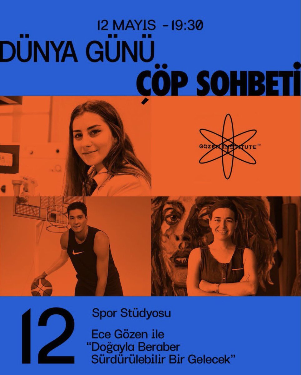 gozenworld's tweet photo. Gozen Institute x HOPEAlkazar Nike

Our second event that will take place tomorrow within the scope of Trash Talk &amp; Trash Lab will be hosted by Ece Gözen who also will be at @hopealkazar with her speech!

https://t.co/2sCcQ4c5uh

#sustainabilitypanel https://t.co/HNP2qcLNLL