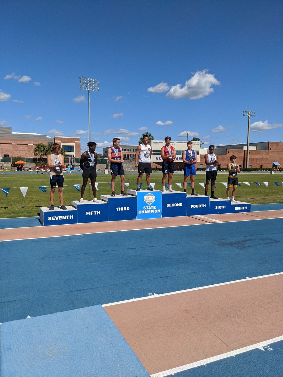 FHSAA's tweet photo. Congratulations to the  FHSAA 1A Boys Javelin winners, the Class 1A State Champion is Noah Gammichia form Orangewood Christian. https://t.co/LmxfIZXTJ8