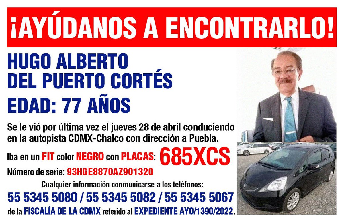 rdelpuerto's tweet photo. Día 14 y cada día es más difícil sin saber de ti! Se que repito pero RT una y otra vez, que los ojos de alguien pueden ser nuestros ojos.

@FiscaliaCDMX @Claudiashein @ErnestinaGodoy_ 
#buscamosaDonHugo #encontremosahugo #Hugodelpuerto https://t.co/VEkCQUJI3m