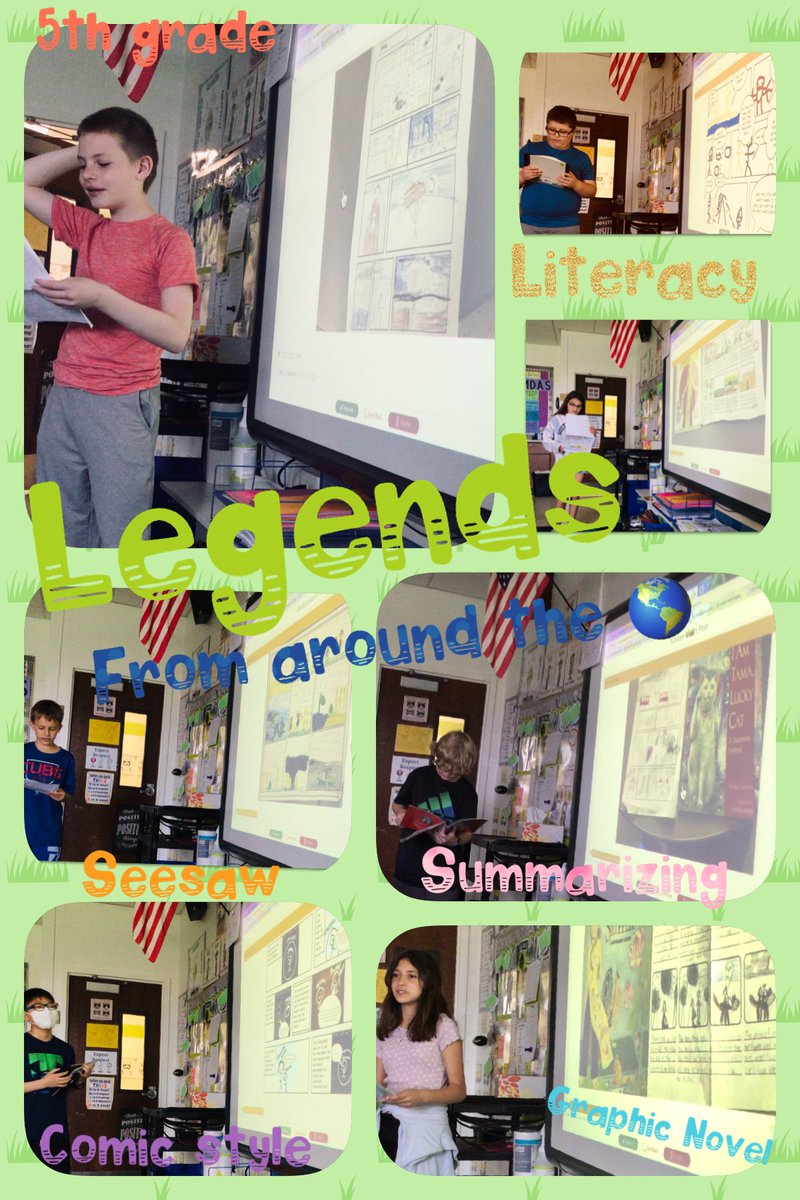 msfunksclass's tweet photo. Legendary Literacy with tales from around the 🌎 @Seesaw @PHSD23 @D23Sullivan #Proud2BD23 #literacy #reading #summarizing #creating #Creative #5thgrade #legends #folktales https://t.co/93v27zKsHD