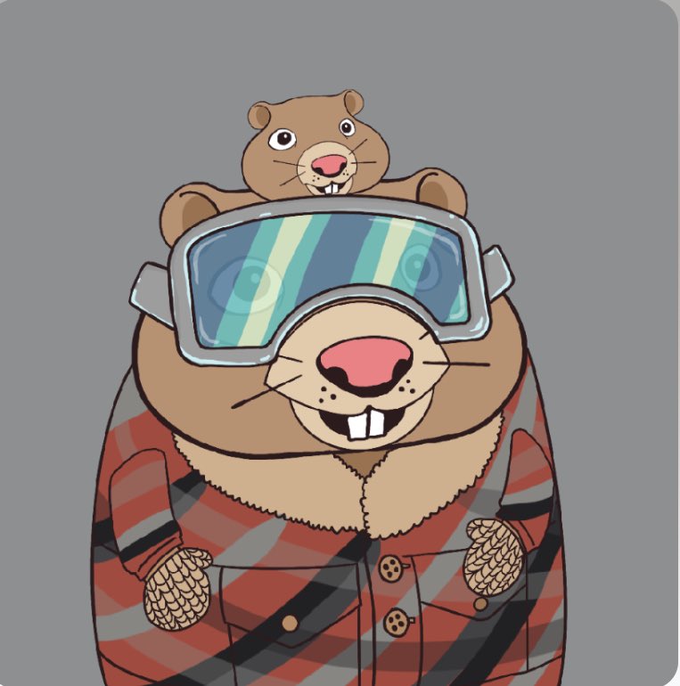 Today’s mood: Skiing with minime 🥹⛷ #NFTdrop Groundhog Earth collection <a href="/opensea/">OpenSea</a> #NFT #NFTs #NFTCommunity #NFTGiveaway #nftcollectors #NFTCollection #NFTProjects #nftcollector