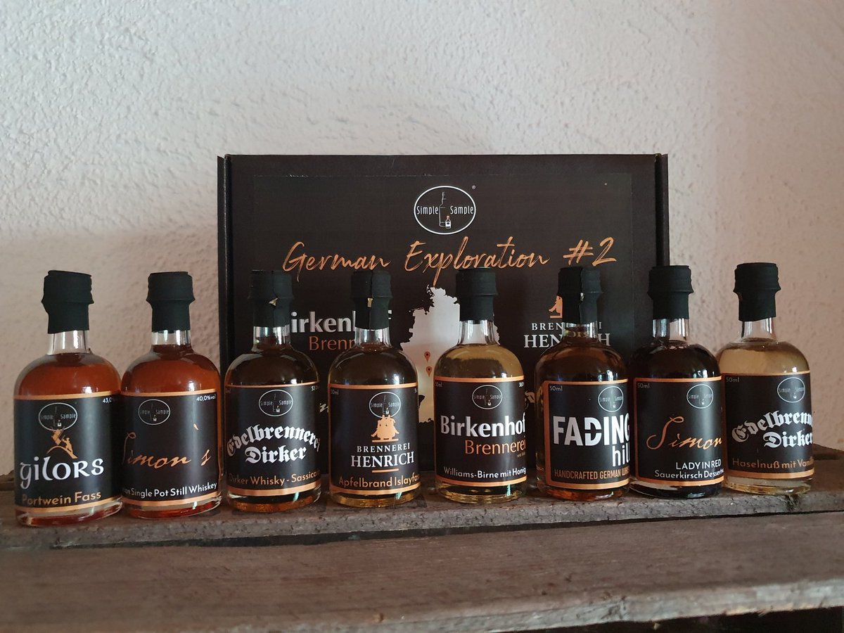 speakofwhisky's tweet photo. Another great tasting with #SimpleSample This time it's about different german spirits.
#Whisky #dramming https://t.co/KNGc2ChKfQ