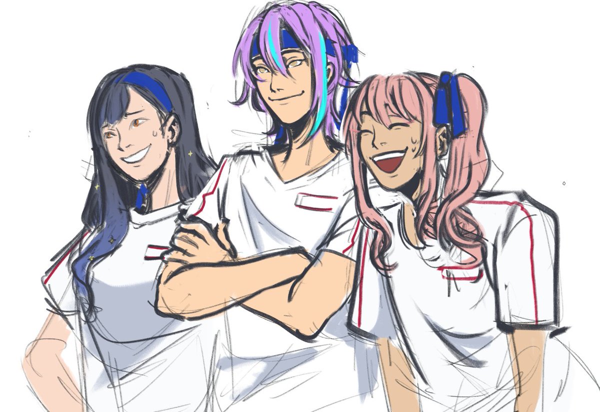 「Kamikou blue team enjoying whatever the 」|☆Suzuのイラスト