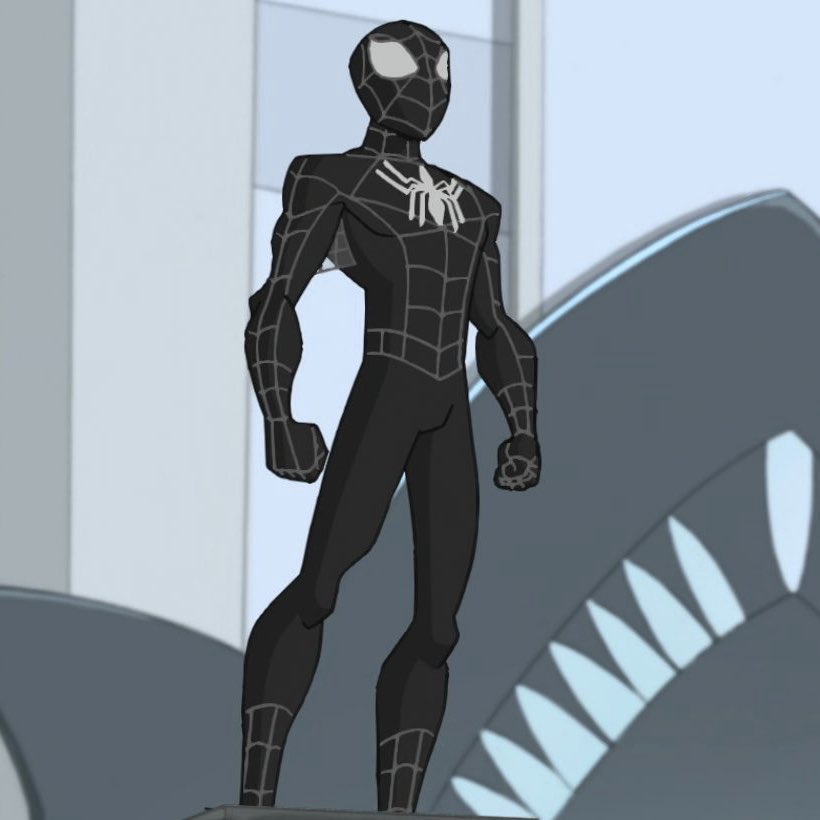 Symbiotized's tweet photo. The evolution of the symbiote suit in Spectacular Spider-Man https://t.co/mn1Fjj4XYe