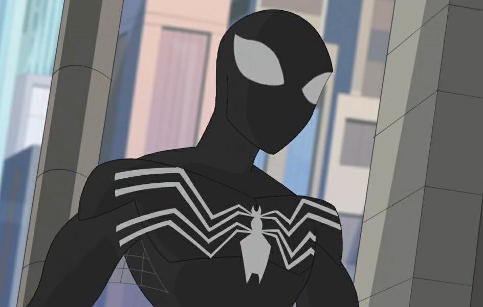 Symbiotized's tweet photo. The evolution of the symbiote suit in Spectacular Spider-Man https://t.co/mn1Fjj4XYe