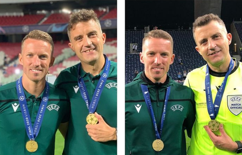 Como no lo verás por muchos sitios, lo digo yo aquí.

¿Sabes que árbitros se van a calzar su 3ª final europea seguida?

Exacto, Díaz Pérez del Palomar y Hernández Hernández.

2019-20 Final de la Champions
2020-21 Final de la Champions
2021-22 Final de la Europa League

HISTÓRICO.