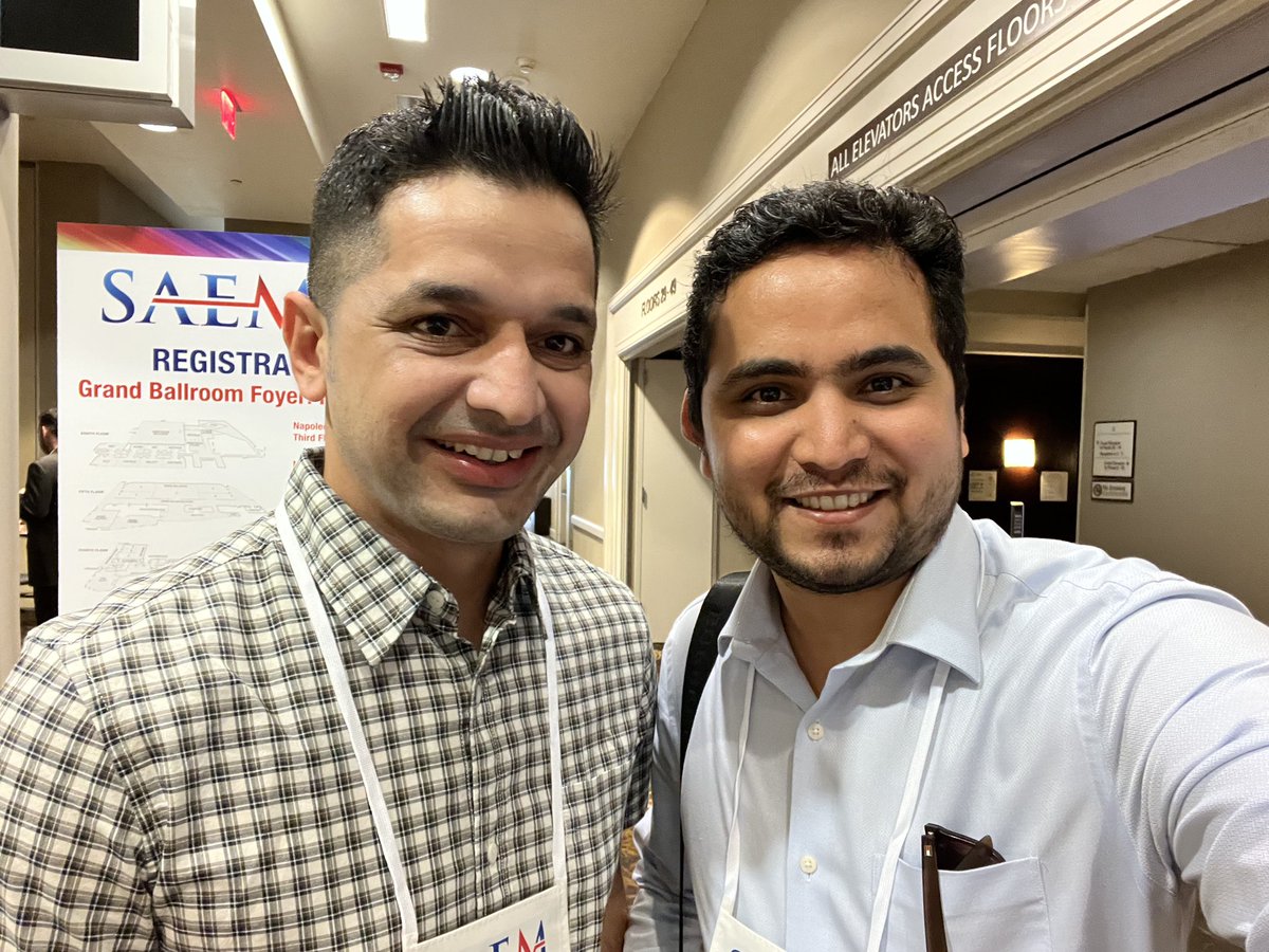Catching up with Subarna dai at SAEM 22! #SAEM2022