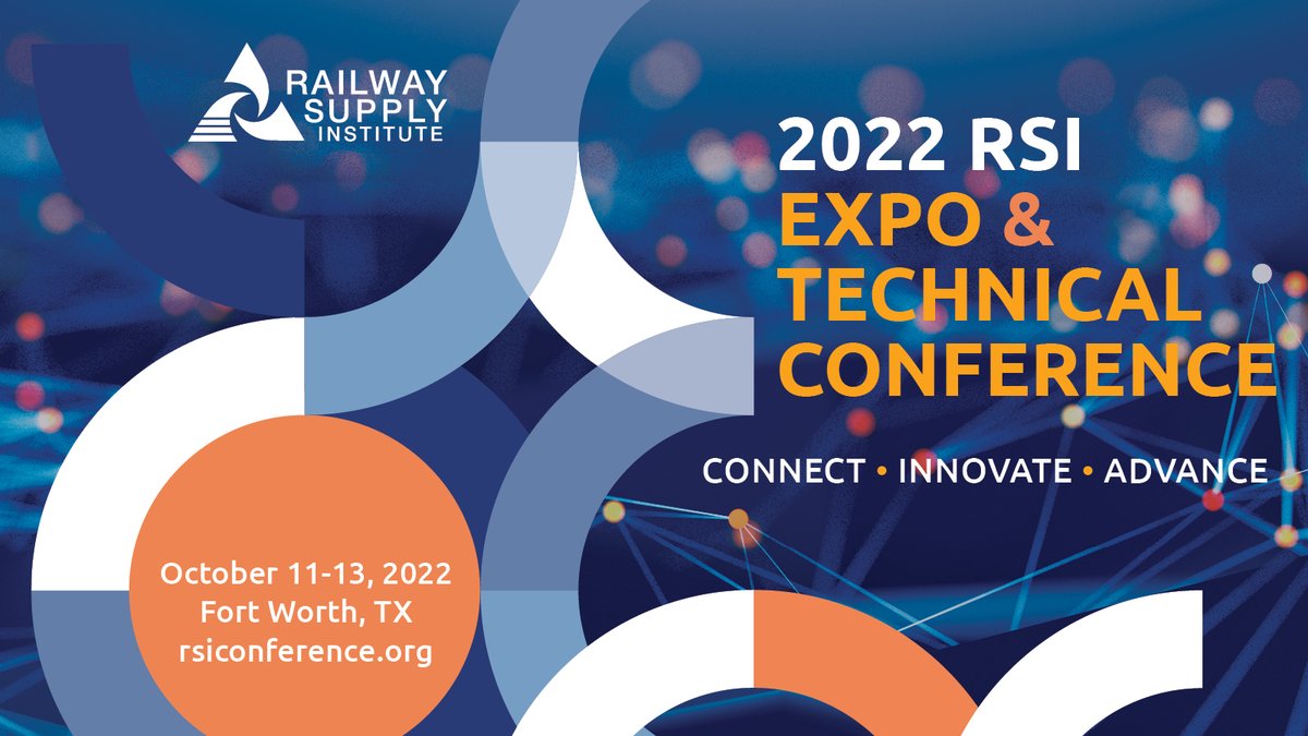 Railway_Supply's tweet photo. Save the date! The RSI Expo and Technical Conference returns this fall in Fort Worth, TX. Join us to reconnect with your peers and experience education that will keep you up to date on the latest industry developments. Registration opens soon.

Learn more: https://t.co/QGzTKVXtxR https://t.co/Ak6VOcrR8Z