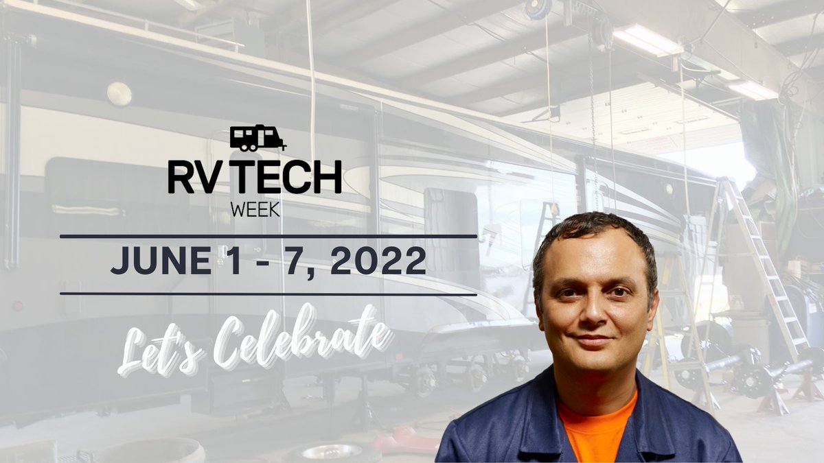 RVCareers's tweet photo. To recognize the technicians that keep the Recreation Vehicle (RV) industry moving, June 1 to 7 has been designated as RV Tech Week!
Learn more on how you can participate! https://t.co/QPQryvyK5S
#RVTechWeek #RVCareers #RVTechs #RedSealTrade #WomeninTrades #RVLife https://t.co/JLDTaZLpEl