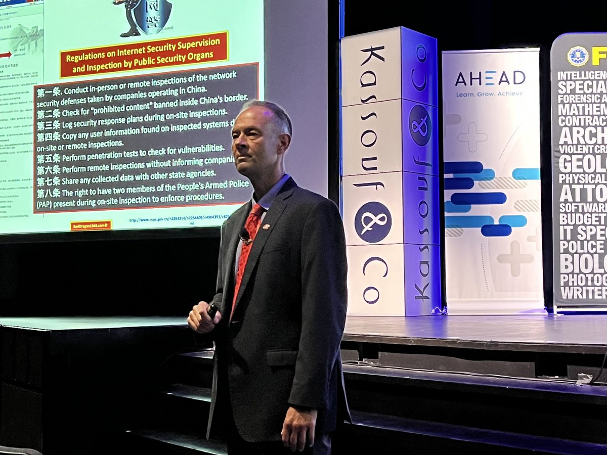 InfraGardBHM's tweet photo. Wrapping up CyberNow 2022 with sessions including Lt Col Bill Hagestad and Chinese Cyber Warfare.  Excellent insight into the CCP long term plans.  If you missed this first day you can still register for a virtual ticket and watch the recordings. https://t.co/4MckhZxWsV