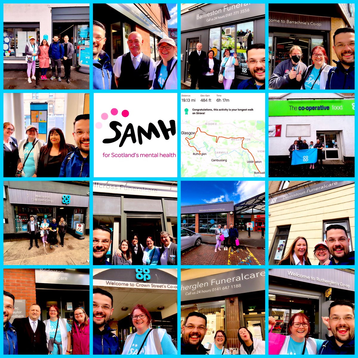 Michael McCready π΄σ §σ ’σ ³σ £σ ΄σ ΏπΊπ¦ (@michael_mcc89) on Twitter photo Fantastic day today completing our East End Walkabout 7 funeral homes, 7 stores, 19 miles and lots of amazing colleagues and friends. Thank you to everyone for joining us and showing your support #itswhatwedo #MHAW #onecoop <a href="/CoopFuneralcare/">Co-op Funeralcare</a> <a href="/SAMHtweets/">SAMH</a> <a href="/Jennifer538986/">Jennifer Ferguson</a> @Rkarppa97 Fantastic day today completing our East End Walkabout 7 funeral homes, 7 stores, 19 miles and lots of amazing colleagues and friends. Thank you to everyone for joining us and showing your support #itswhatwedo #MHAW #onecoop <a href="/CoopFuneralcare/">Co-op Funeralcare</a> <a href="/SAMHtweets/">SAMH</a> <a href="/Jennifer538986/">Jennifer Ferguson</a> @Rkarppa97