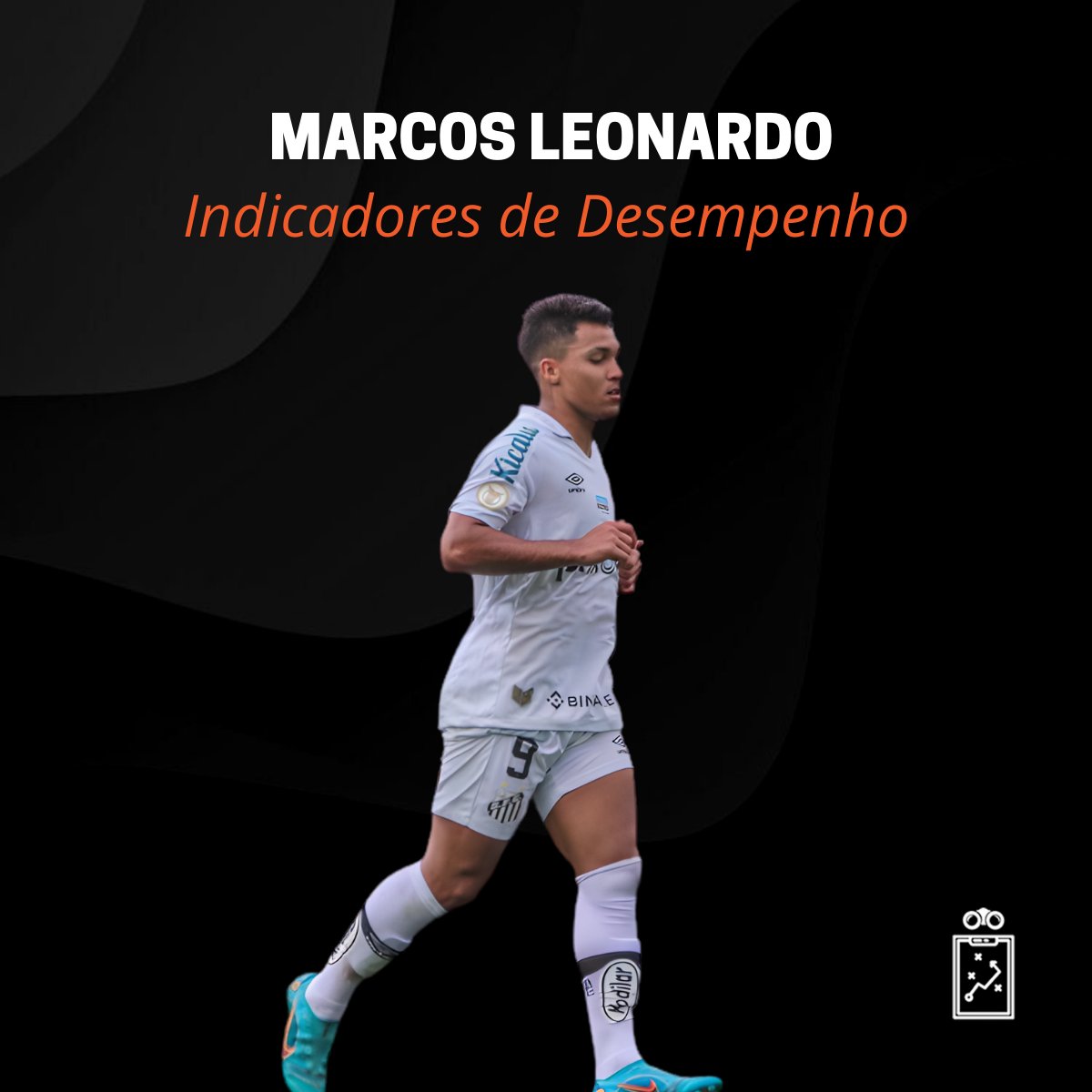scoutvisionpro's tweet photo. .@MarcosLeonardo é uma das jóias do Santos nessa temporada. 

O jovem atleta vem desempenhando bem e mostrando muito potencial.

Um de seus indicadores é a capacidade de realizar Desmarques, apresentando alguns pormenores interessantes para realizar o movimento. https://t.co/6TutaxdhG5