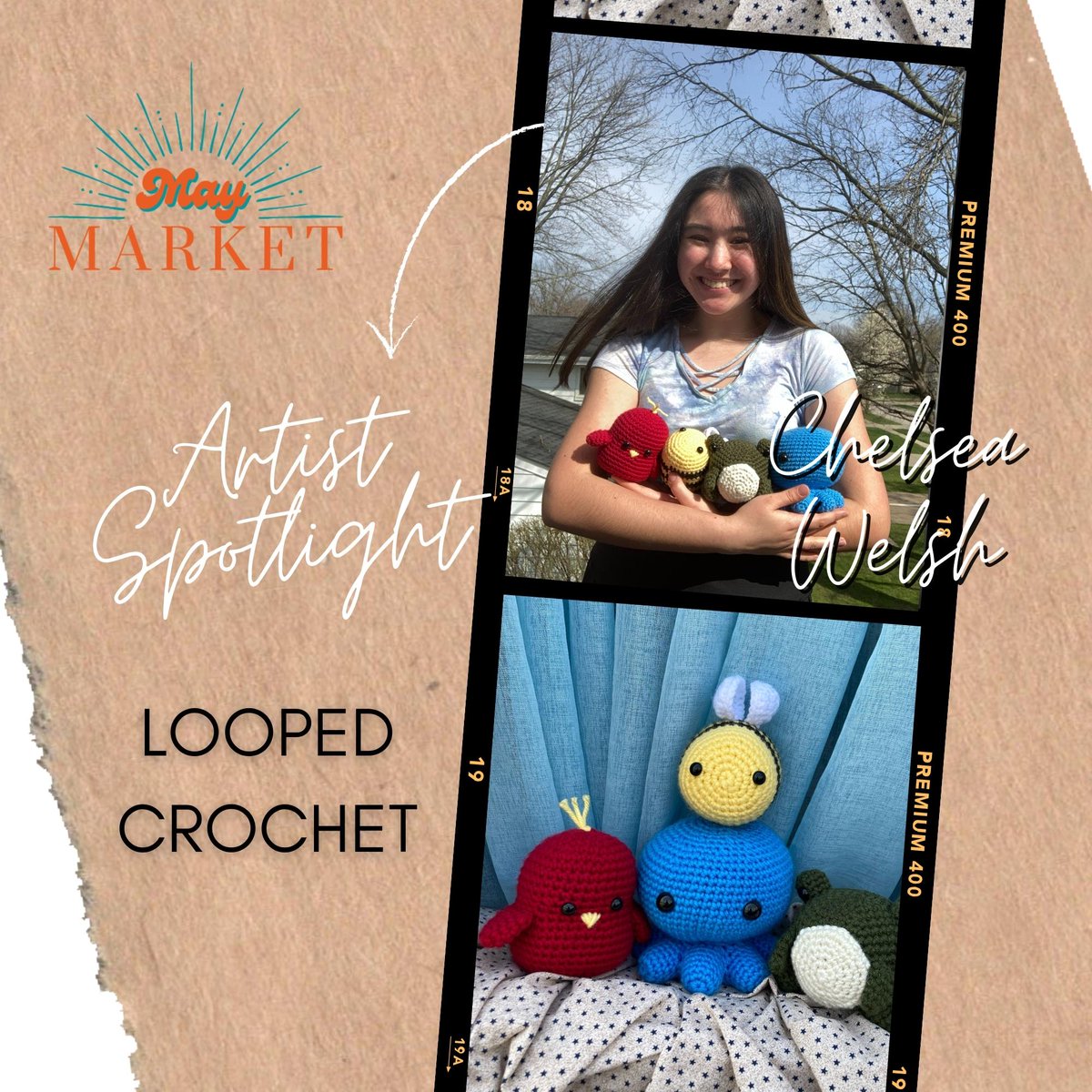 PolarisSignPro's tweet photo. The next spotlight is on Chelsea Welsh. Chelsea has been crocheting for two years and her work is outstanding. Visit her at the May Market from 10am-2pm! @polariscareercenter @bmhstitans @bereacsd @youngeinstitute #MayMarket #studententrepreneurs @m_smithberger @BCSDWheeler https://t.co/25KtdGloCb