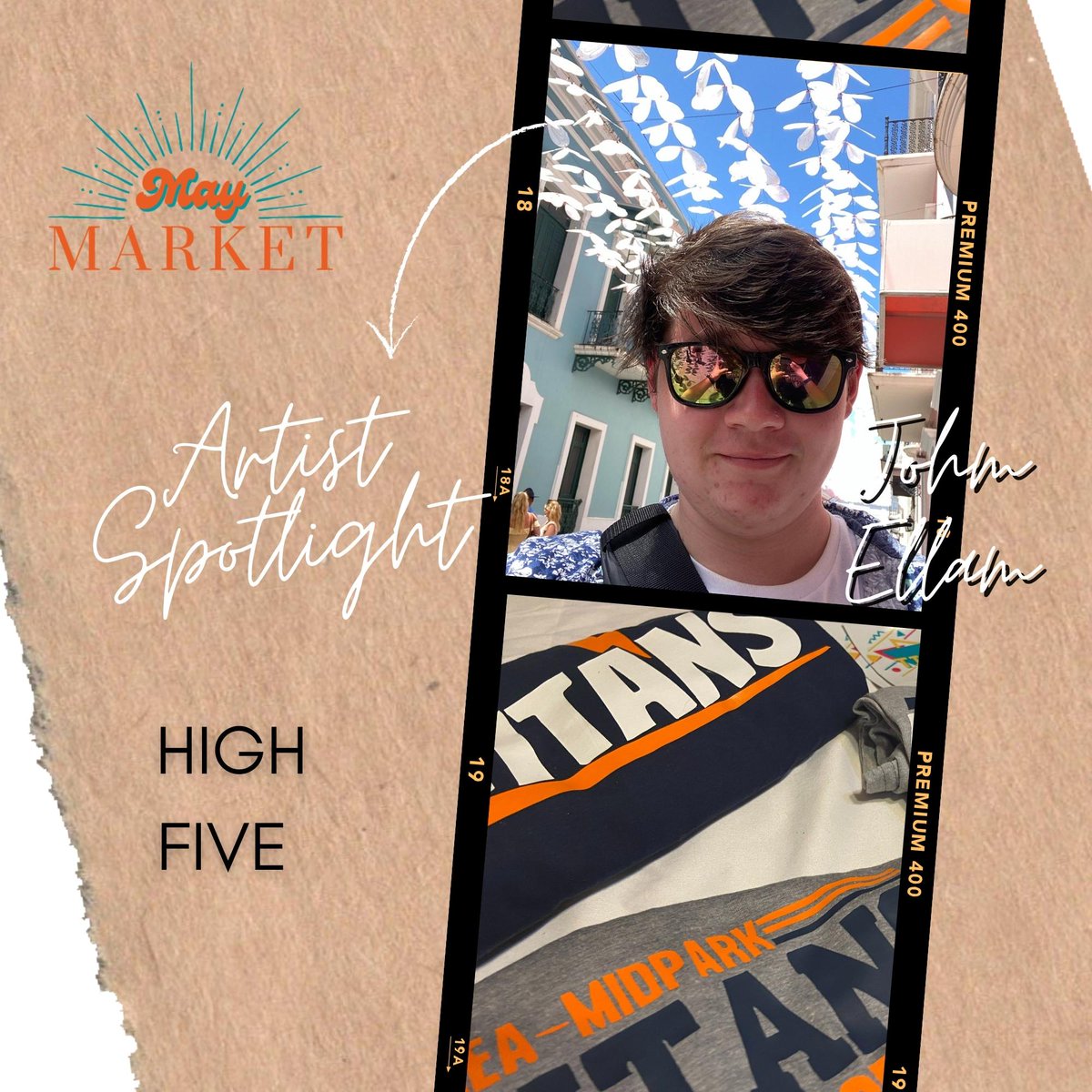 PolarisSignPro's tweet photo. Meet John Ellam of Hive Five Shirts and Accessories. John loves designing and his creativity shows!! Visit John at the May Market. @polariscareercenter @bmhstitans @bereacsd @youngeinstitute #MayMarket #studententrepreneurs @BCSDWheeler @m_smithberger https://t.co/LlS2LGhSdJ