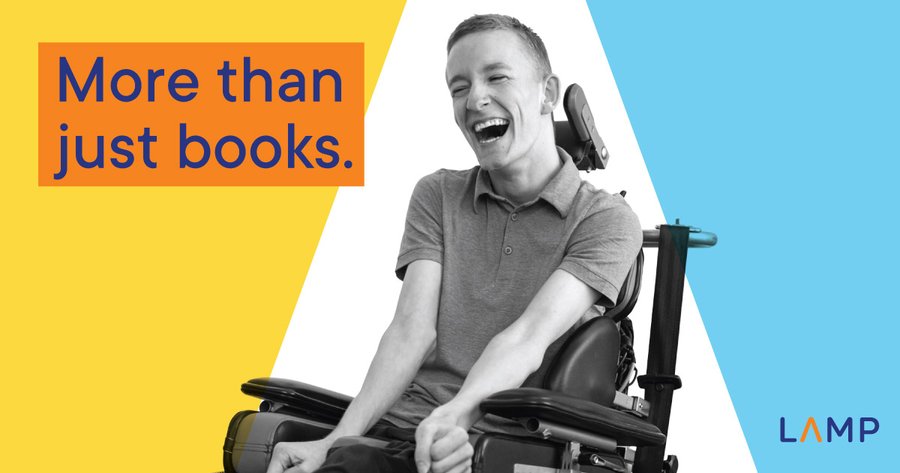 FreeLibrary's tweet photo. Did you know that any Pennsylvanian with print disabilities can access a wide range of materials and services from LAMP: The Library of Accessible Media for Pennsylvanians? Learn more at https://t.co/83Qv10zjhU! #LAMPLibrary https://t.co/UKUGA23wOg