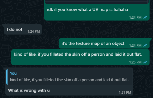 This is how you explain UV mapping right?...