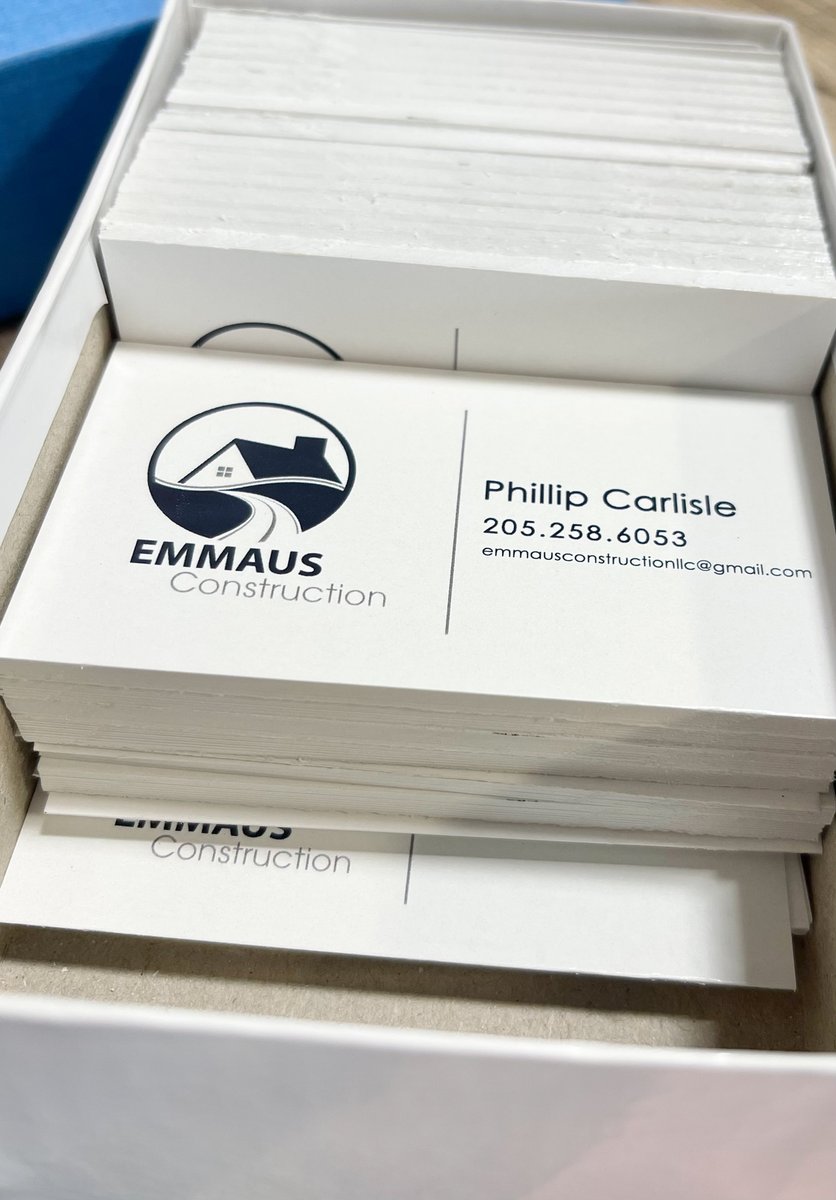 Thank you, Mr. Carlisle for working with us! We hope you enjoy your business cards.💳

Business cards are great first impression for your clients, ☎️ us at (256)-392-4250 for more info on how to order yours! 😀💯