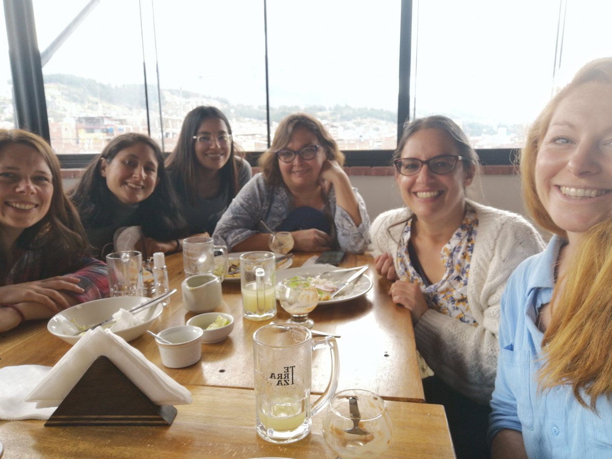 Nearly 2 years overdue, but some of the <a href="/NuestroRioPeru/">Nuestro Río</a> team finally got to meet up in person in Peru, and it was wonderful ❤️ The findings and outputs from the project just keep going and going! <a href="/Caroline_Clason/">Dr Caroline Clason</a> <a href="/alejandrisu/">Rosa María Dextre</a>