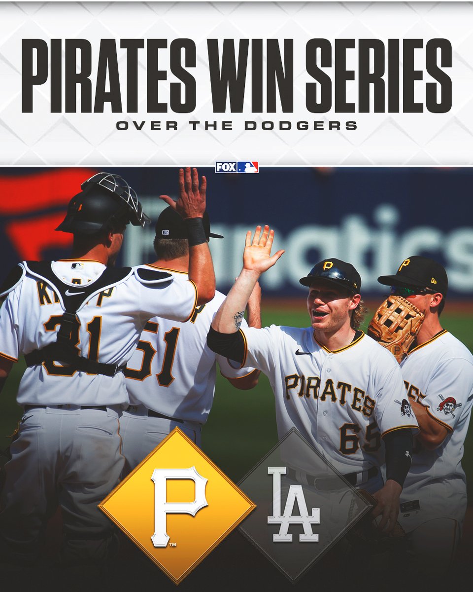 The <a href="/Pirates/">Pittsburgh Pirates</a> with a little mid-week upset, taking 2 of 3 over the Dodgers!