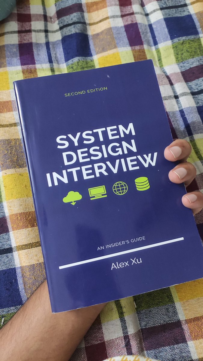raghavwd's tweet photo. Bought a book after a long time
#systemdesign #alexxu #SoftwareEngineer https://t.co/tBafu9qzBe