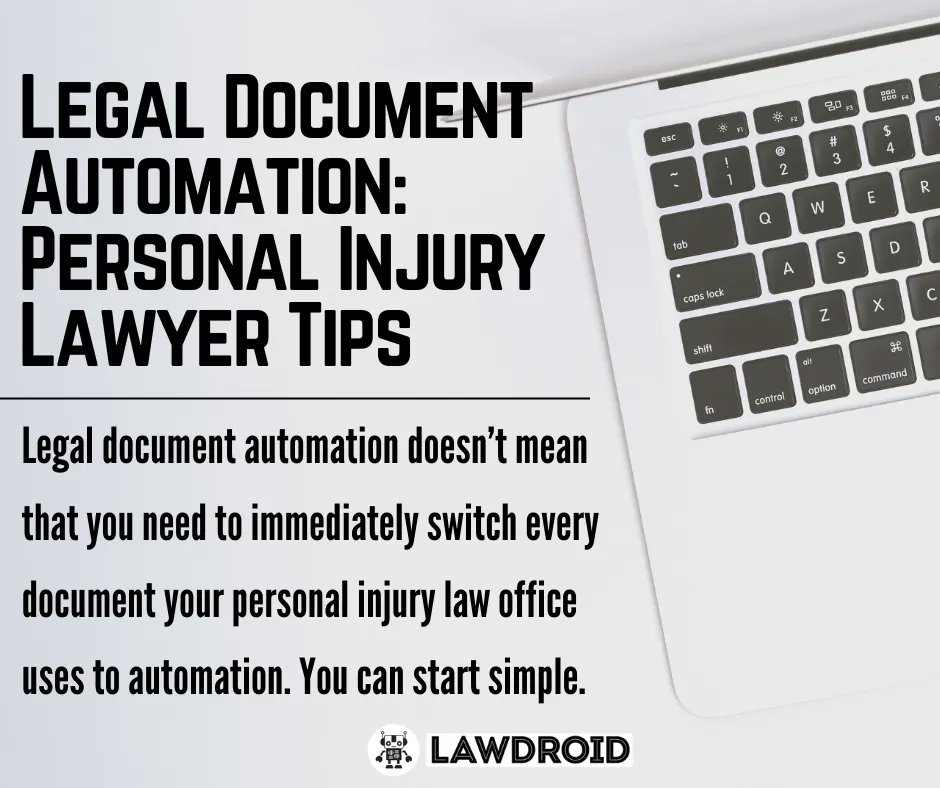 lawdroid's tweet photo. Legal Document Automation: Personal Injury Lawyer Tips: https://t.co/h6gLzPO5N9 | #lawyer #attorney #legaltech #legaltechnology #legaltechs #legaltechexpert #implementation #businessautomation #techcrunch #automation #technologytrends #innovative #itsolutions https://t.co/kgo1YSeY4A