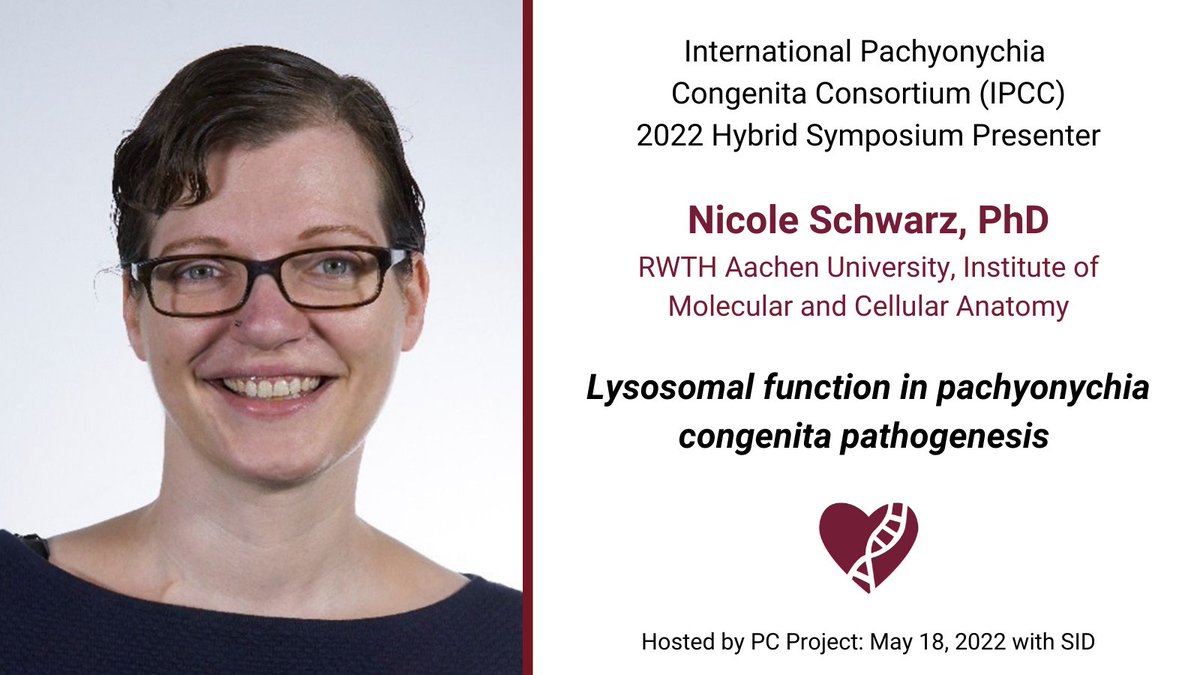 Pachyonychia's tweet photo. Can't wait to learn more from Dr. Schwarz about what's been happening in Rudolf Leube's lab. One week away! Virtually and in person with the SID meeting. Learn more: https://t.co/MXpAPpEA6I
#dermtwitter #painfulcalluses #keratoderma #pachyonychia #AADmember https://t.co/t9TyW0l25I