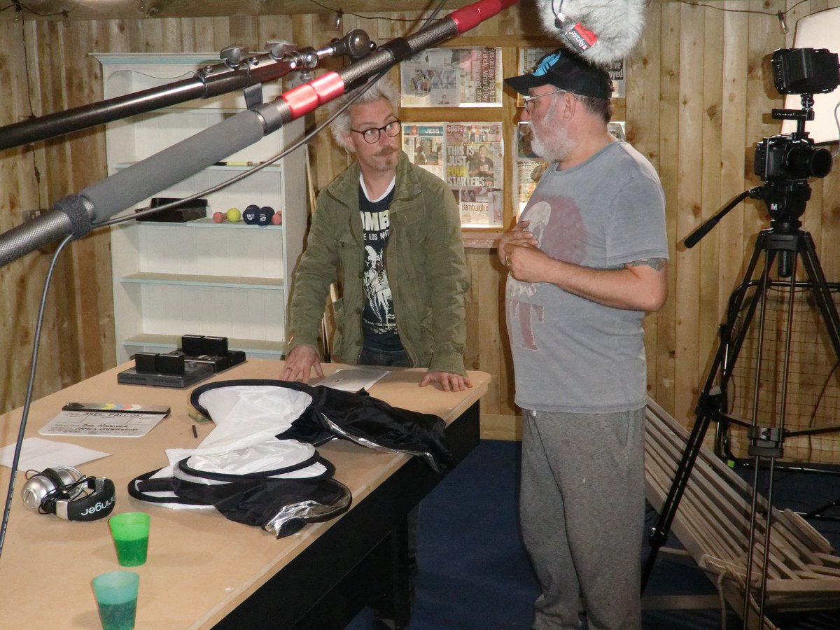 Some behind the scenes from the first axel falcon shoot.