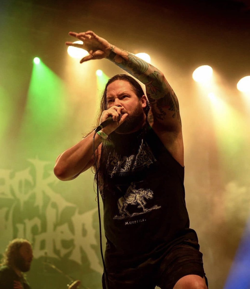 TheGeneralMH's tweet photo. So sad to hear about the passing of Trevor from The Black Dahlia Murder. Absolutely horrible.  He was such a sweet guy.  Had him on my podcast about 10 months ago, he was very open about struggling with depression.  It’s a sad day for the Metal community
💔💔💔 https://t.co/kQo8iALP15