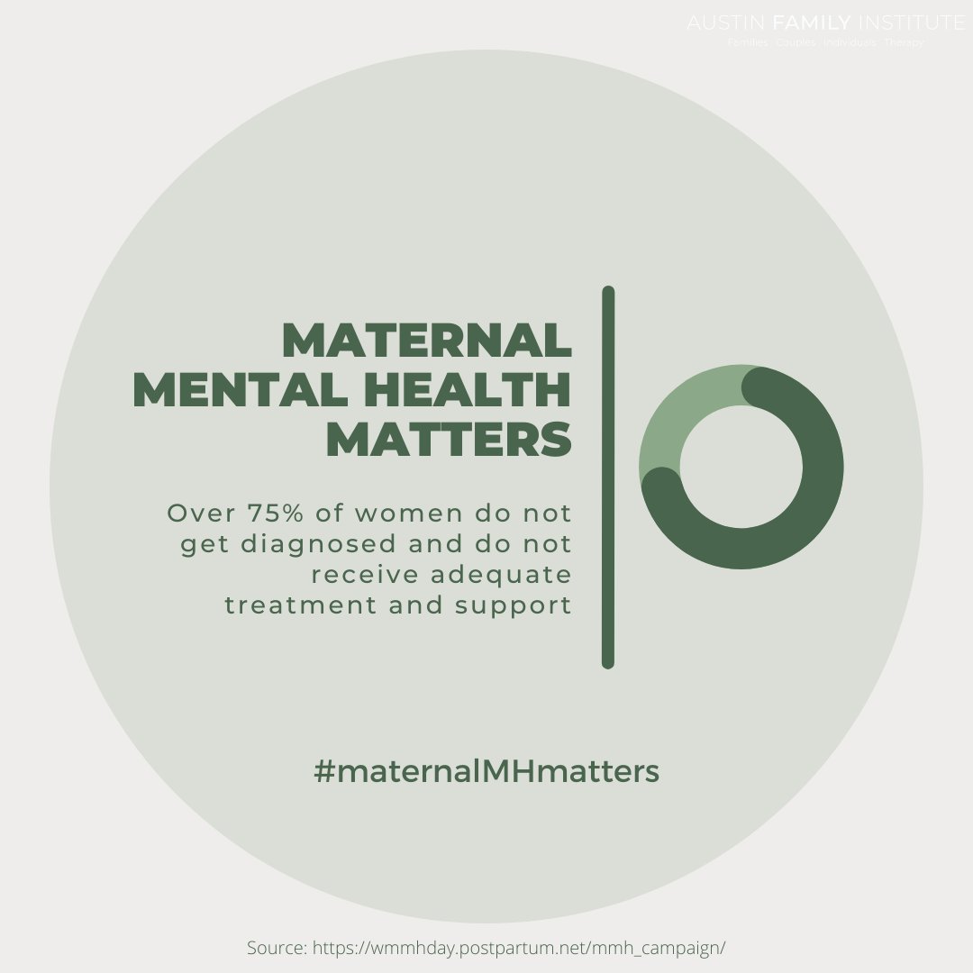 AFItherapy's tweet photo. The World Maternal Mental Health Day Campaign was started to raise awareness of maternal mental health issues so that more women will get treatment and fewer will suffer. To learn more and join this campaign, visit https://t.co/W1XCFVFCkm
#maternalMHmatters #worldMMHday https://t.co/hT5hgbBd6a