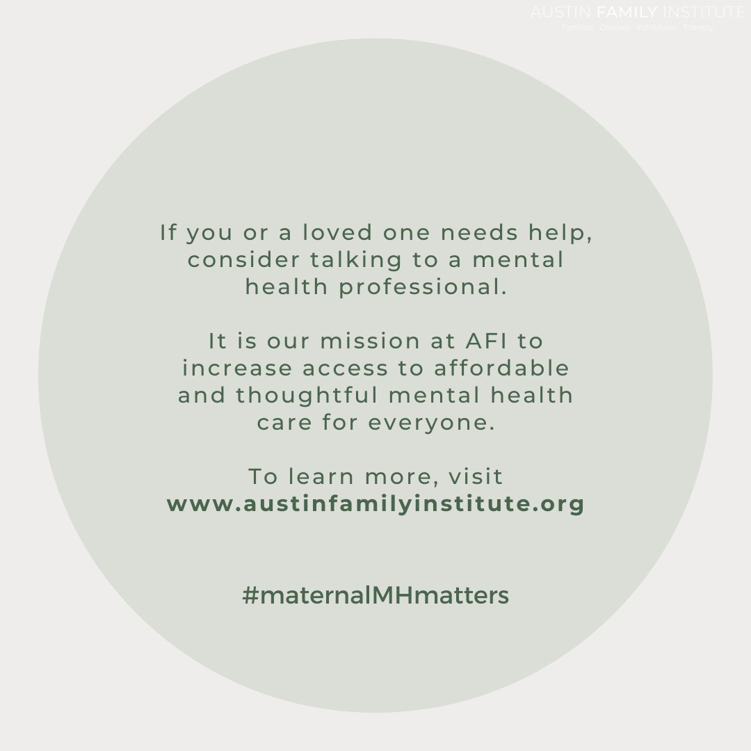 AFItherapy's tweet photo. The World Maternal Mental Health Day Campaign was started to raise awareness of maternal mental health issues so that more women will get treatment and fewer will suffer. To learn more and join this campaign, visit https://t.co/W1XCFVFCkm
#maternalMHmatters #worldMMHday https://t.co/hT5hgbBd6a