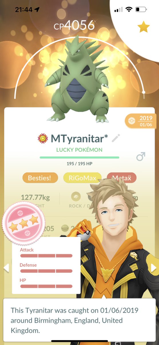 iRiTweets's tweet image. Mother and son, Shadow-Hundo, and Lucky-Hundo, Mega-ready Dad

My Tyranitar family 😁

Hoping to get the Candy XL to boost them all to level 50 during this year's Go Fest!

#PokemonGO #ShadowHundo #Hundo #PokemonGOFest2022