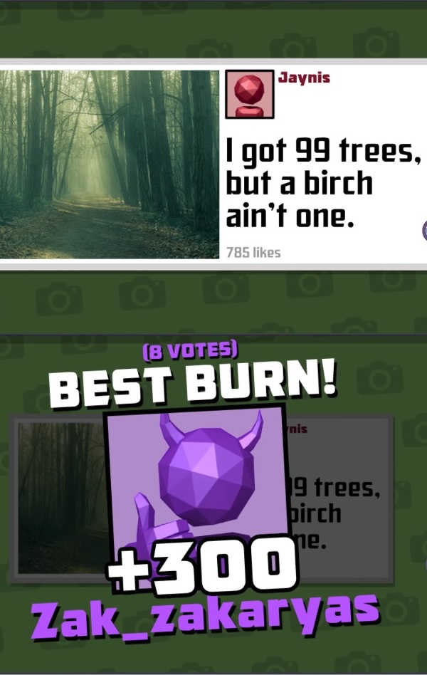 ZakZakaryas's tweet photo. One of my older jokes in Survive The Internet but still a favorite of mine. @jackboxgames #SurviveTheInternet #PartyPack4 https://t.co/KdvK1DeuVi