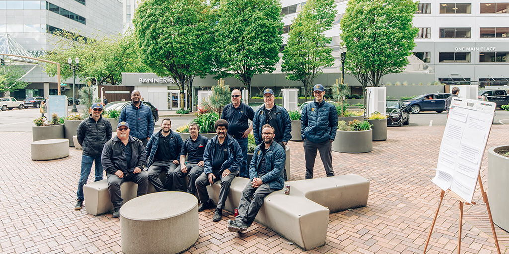 MelvinMarkCRE's tweet photo. Oregon OSHA's #SafetyBreak is an annual event designed to promote health & safety in the workplace. This year our incredible staff of engineers & maintenance technicians celebrated their commitment to safety with an outdoor luncheon and their very own “Safety Bingo” activity. https://t.co/u62ViuGq03