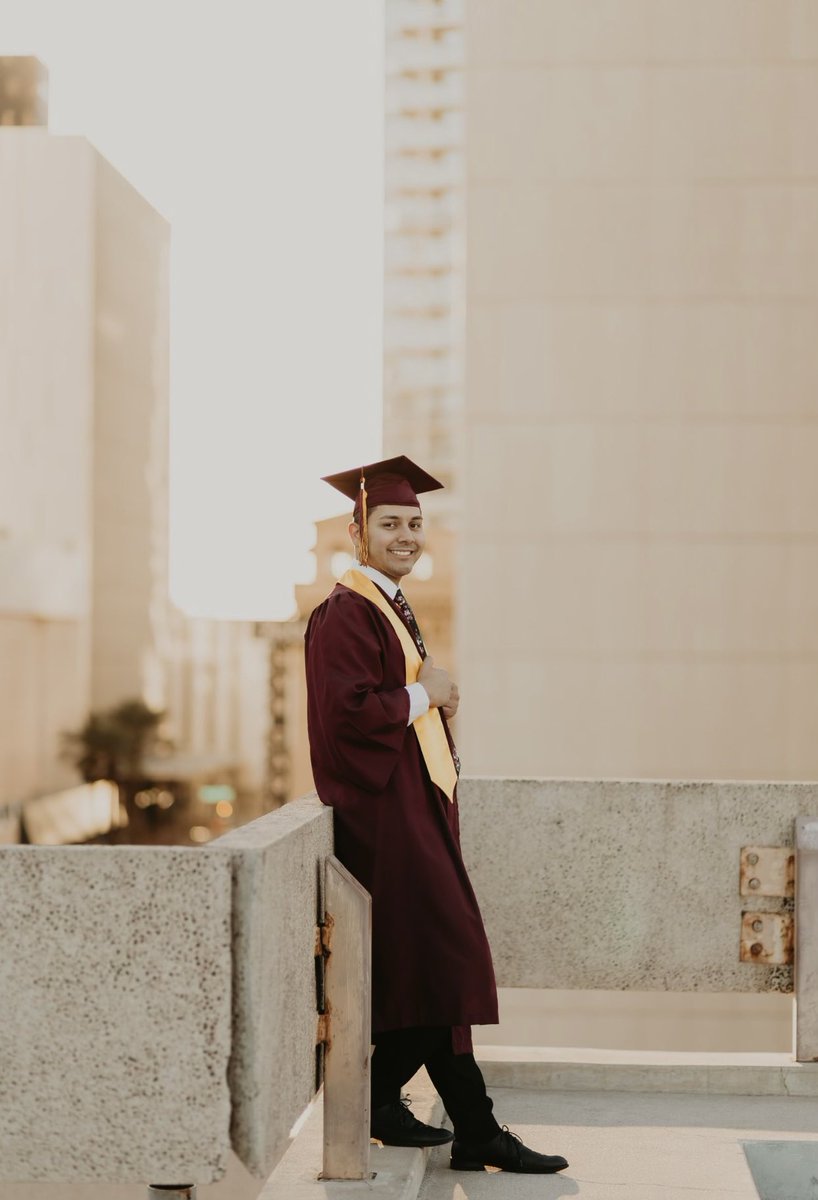 so happy for you, lover boy! 🥳 you showed perseverance and passion! so excited for your next chapter! 🔱 #giveemhealth #asugrad