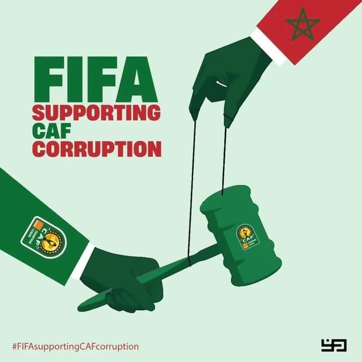 mahmoudfekry74's tweet photo. How can the African Union place the stadium for the final match in a country where there is a club represented in the semi-finals of the tournament?  If you can't develop football in Africa, be fair
 #FIFAsupportingCAFcorruption https://t.co/Bcp227hkBq