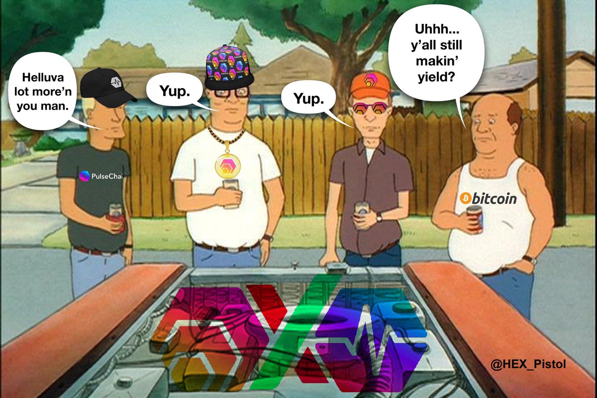 Yup. $Hex #Hex #PulseChain #Pulsex $PLS $PLSX #richardheartwin #crypto #cryptocurrency #YieldFarming #buythedip #HexCrypto