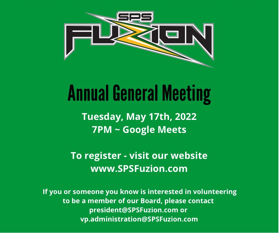 FuzionSps's tweet photo. Don’t forget to register for our AGM on May 17th! Visit our website for more info! https://t.co/k9GmVH9jar