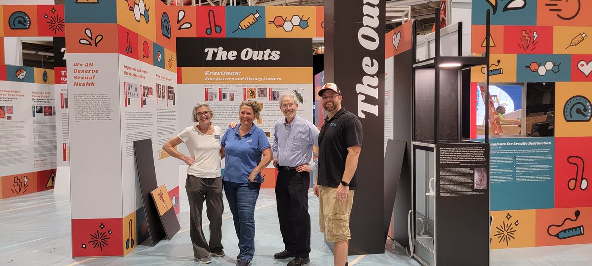 AmerUrological's tweet photo. You will not want to miss #AUA22's Ins &amp; Outs of Sexual Health History Booth #637!

Stop by &amp; meet Designer @JennKennMe, Curators Dr. Irwin &amp; Sue Goldstein, AUA Historian Dr. Rabinowitz, AUA Archivist @StevensTupper &amp; more! https://t.co/sDl6ahMFDq